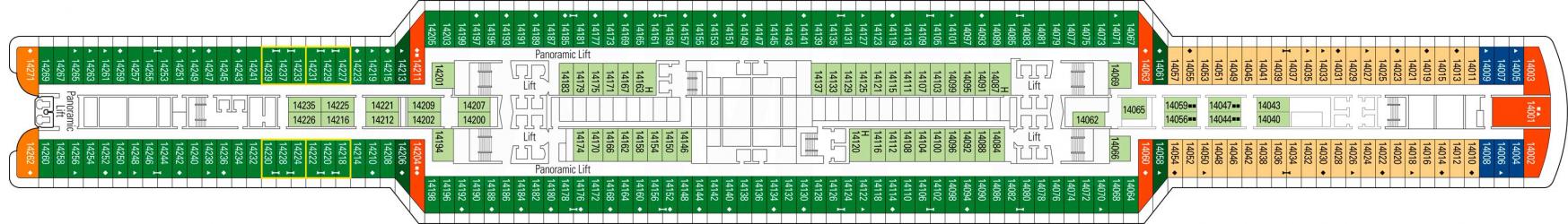 Cubierta 14 MSC Seaview