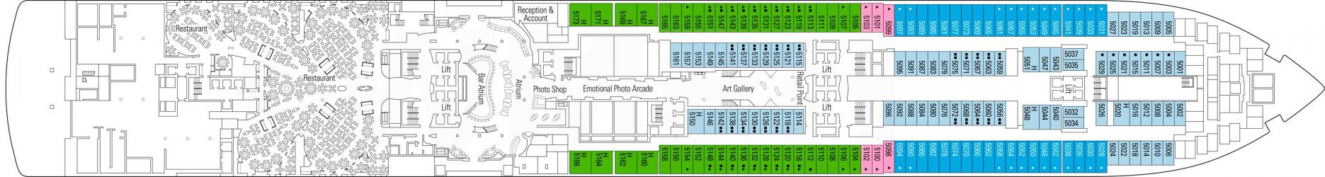 Cubierta 5 MSC Seaview