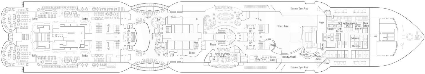 Cubierta 8 MSC Seaview