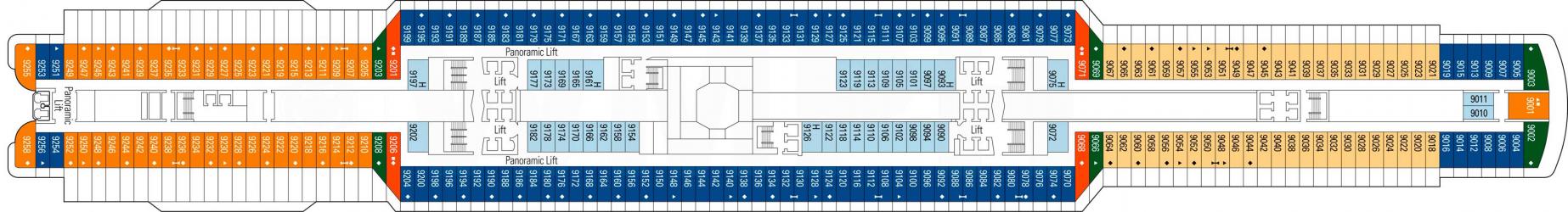 Cubierta 9 MSC Seaview