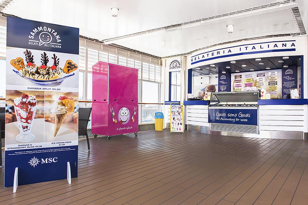 Gelateria Italiana MSC Sinfonia