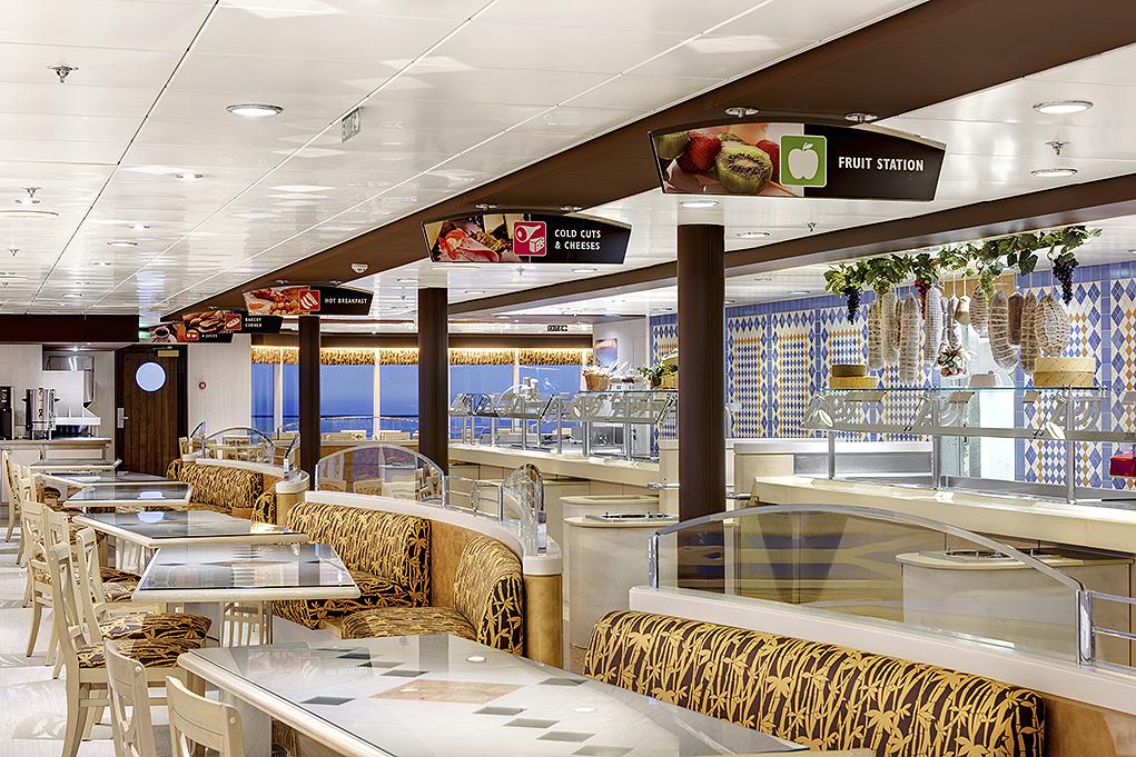 Camarote Buffet 20 horas al día - MSC Sinfonia