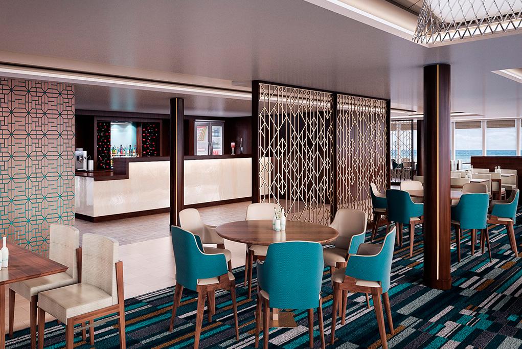 Garden Cafe Bar Norwegian Encore