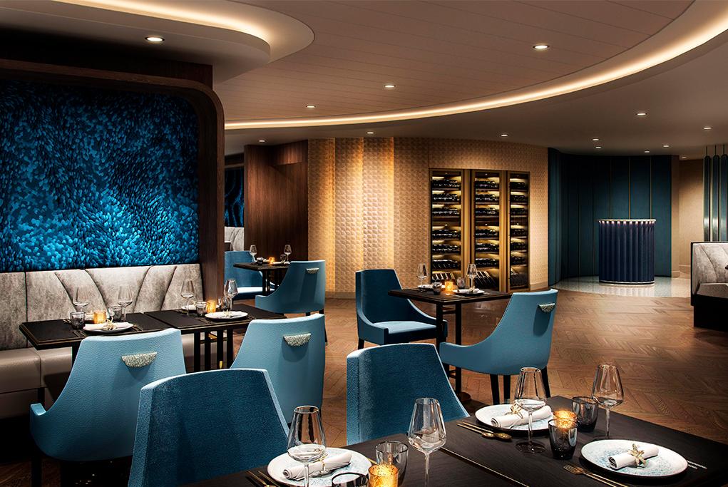 Restaurante Ocean Blue Norwegian Encore