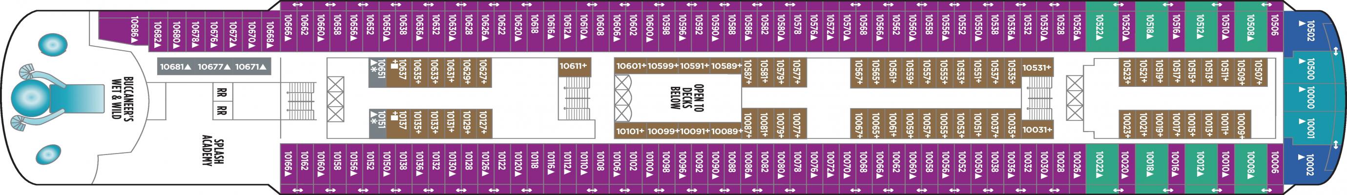 Cubierta 10 Norwegian Spirit