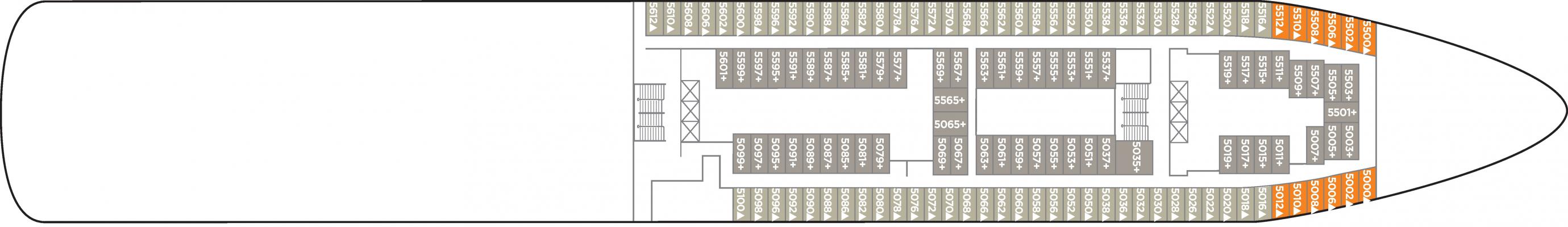 Cubierta 5 Norwegian Spirit