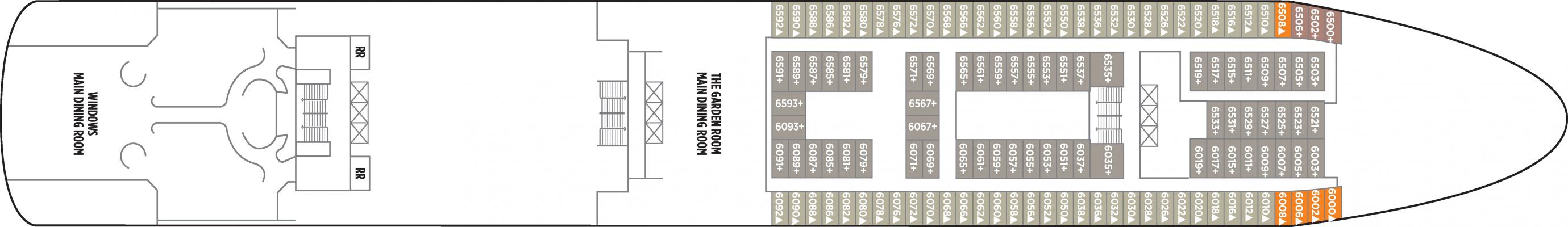 Cubierta 6 Norwegian Spirit