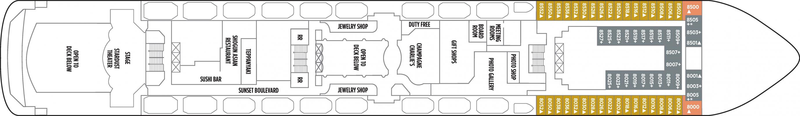 Cubierta 8 Norwegian Spirit
