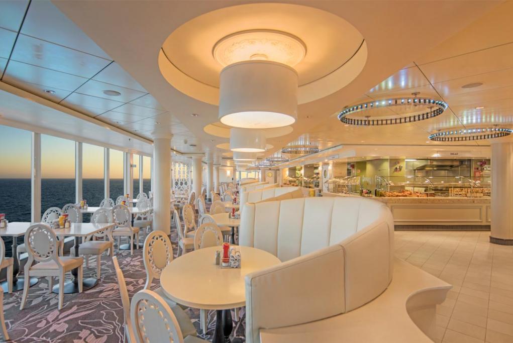 Restaurante Buffet Garden Cafe Norwegian Epic