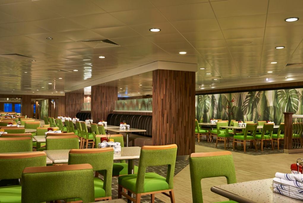 Camarote Garden Café buffet - Norwegian Jade