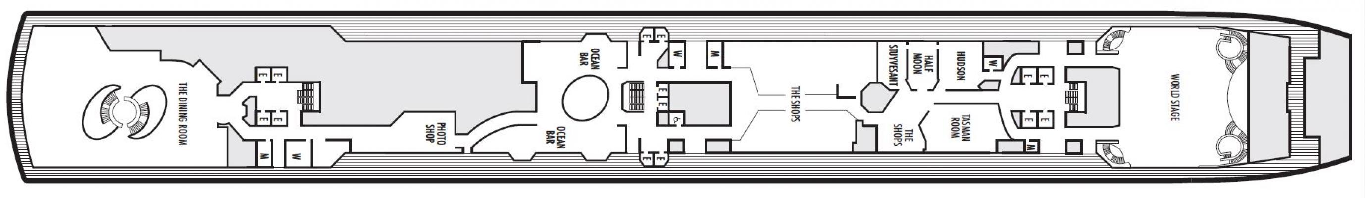 Cubierta 3 MS Nieuw Amsterdam