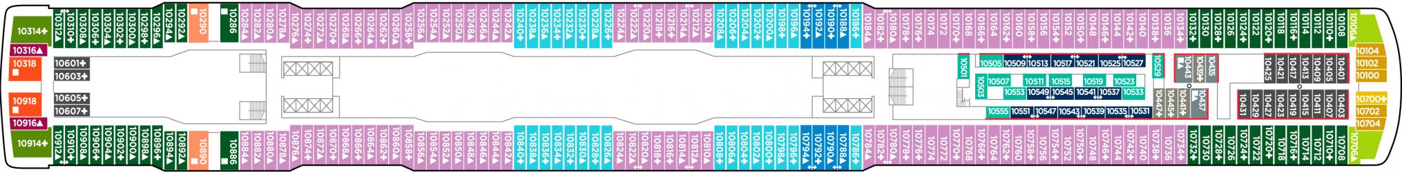 Cubierta 10 Norwegian Bliss