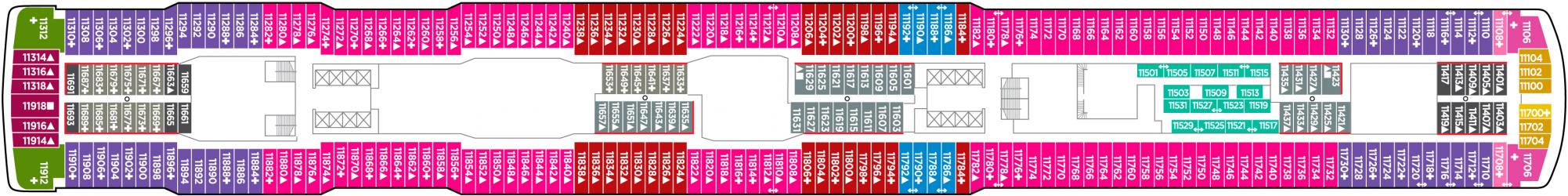 Cubierta 11 Norwegian Bliss