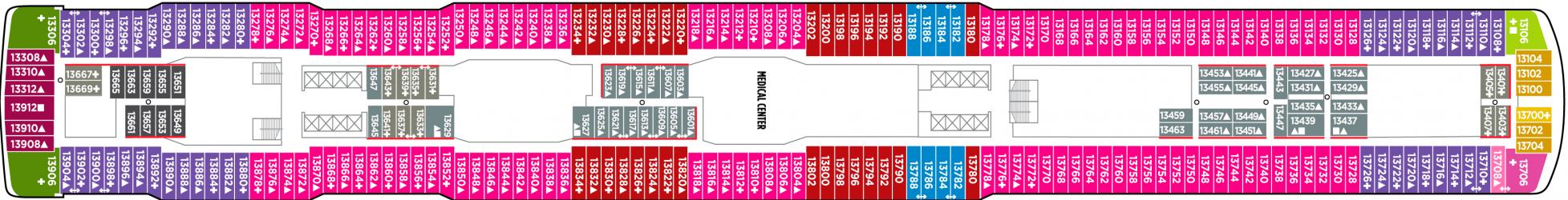 Cubierta 13 Norwegian Bliss