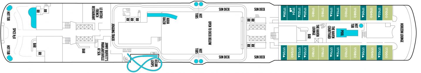 Cubierta 17 Norwegian Bliss