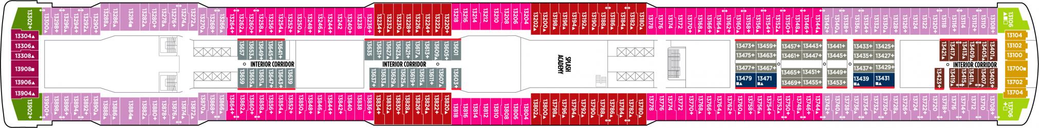 Cubierta 13 Norwegian Breakaway