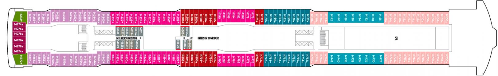 Cubierta 14 Norwegian Breakaway