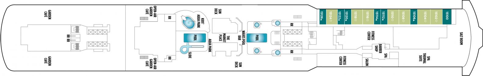 Cubierta 15 Norwegian Breakaway