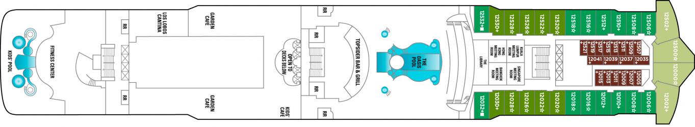 Cubierta 12 Norwegian Dawn