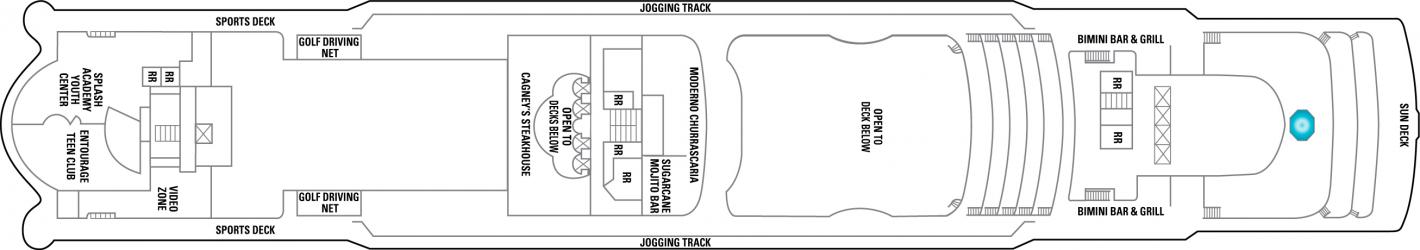 Cubierta 13 Norwegian Dawn