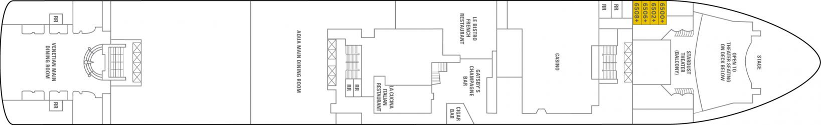 Cubierta 6 Norwegian Dawn