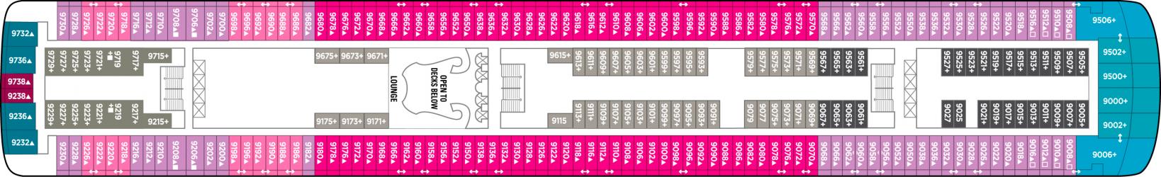 Cubierta 9 Norwegian Dawn