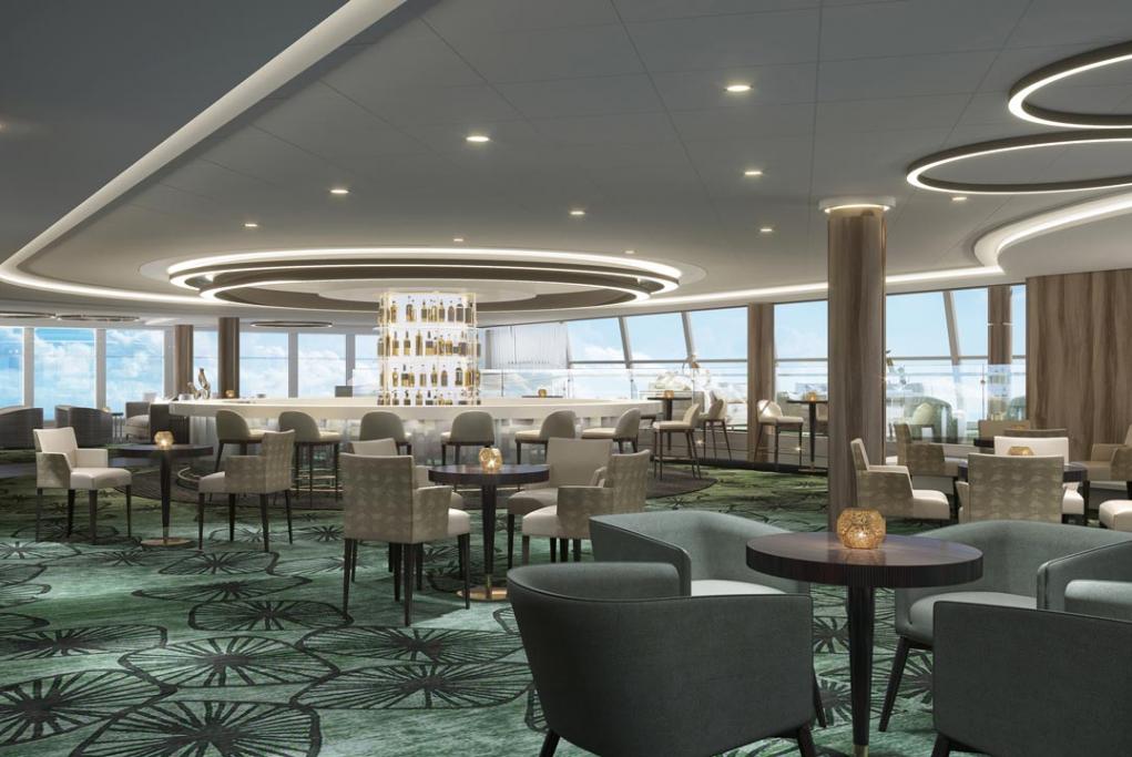Salón Observation Lounge Norwegian Encore