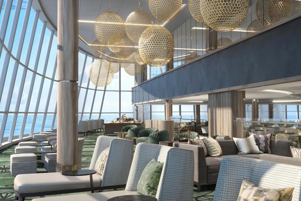 Salón Observation Lounge Norwegian Encore