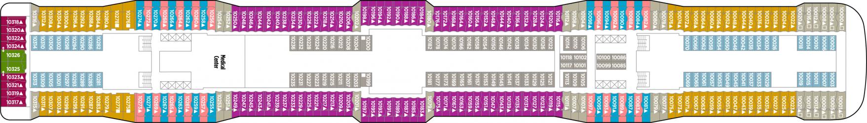 Cubierta 10 Norwegian Epic