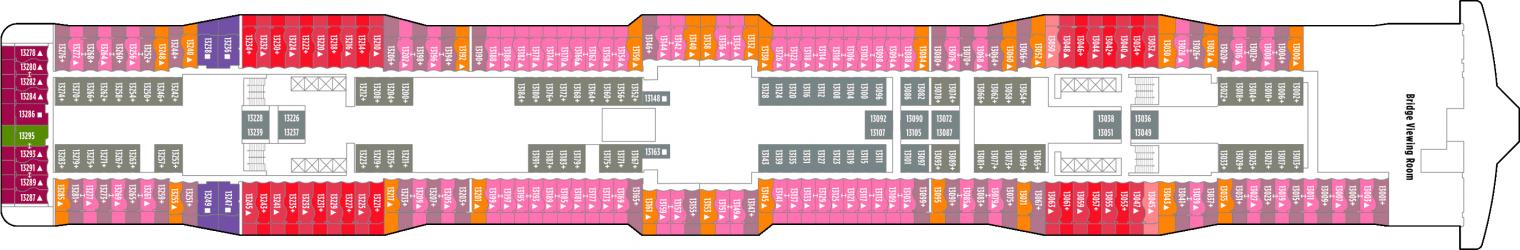 Cubierta 13 Norwegian Epic