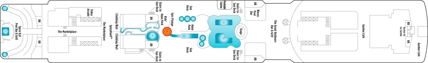 Cubierta 15 Norwegian Epic