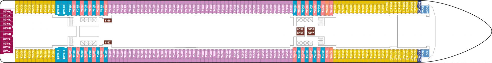 Cubierta 8 Norwegian Epic