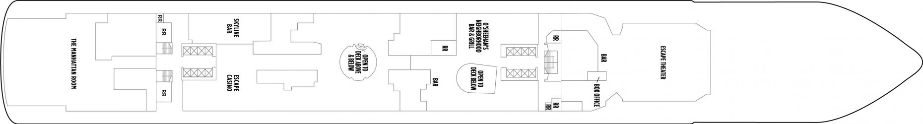 Cubierta 7 Norwegian Escape