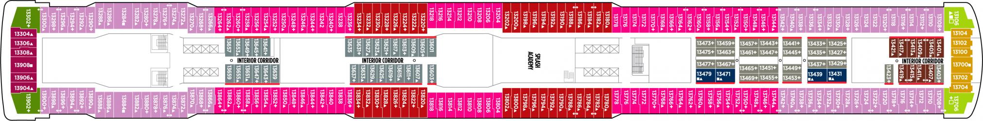 Cubierta 13 Norwegian Getaway