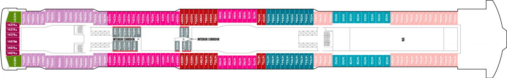 Cubierta 14 Norwegian Getaway