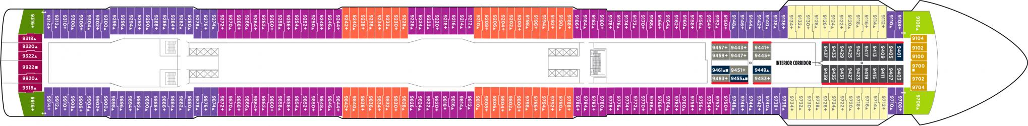 Cubierta 9 Norwegian Getaway