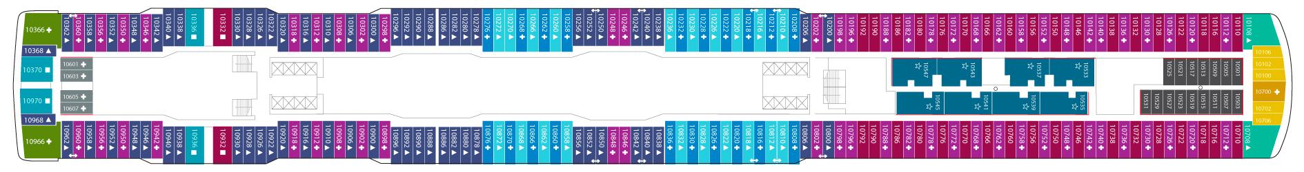 Cubierta 10 Norwegian Joy