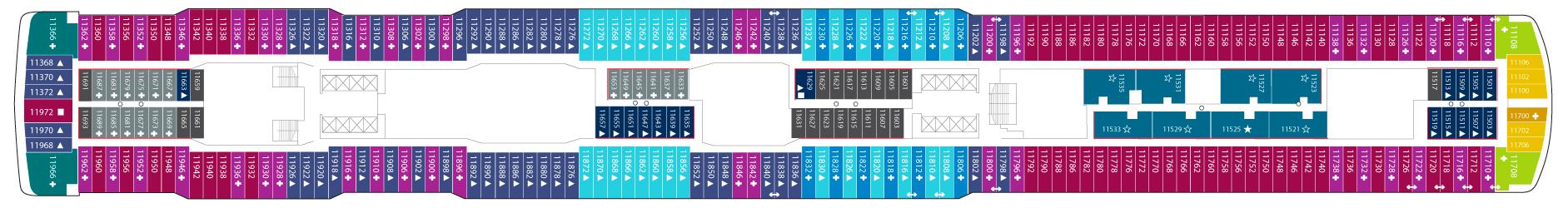 Cubierta 11 Norwegian Joy