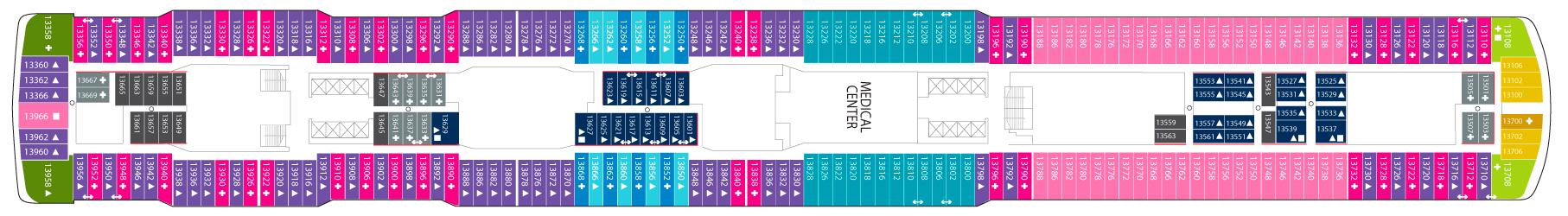 Cubierta 13 Norwegian Joy