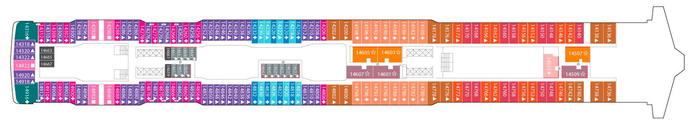 Cubierta 14 Norwegian Joy