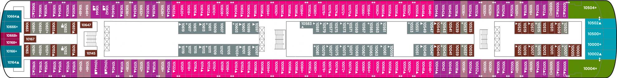 Cubierta 10 Norwegian Pearl