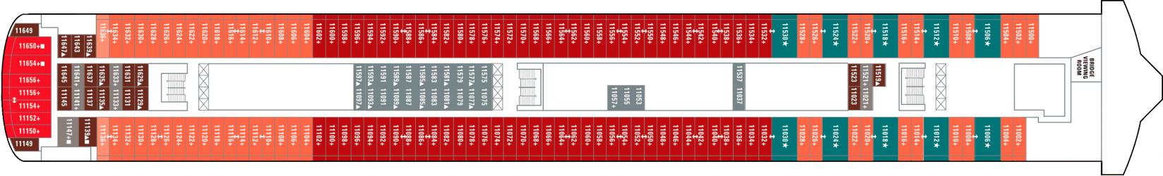 Cubierta 11 Norwegian Pearl