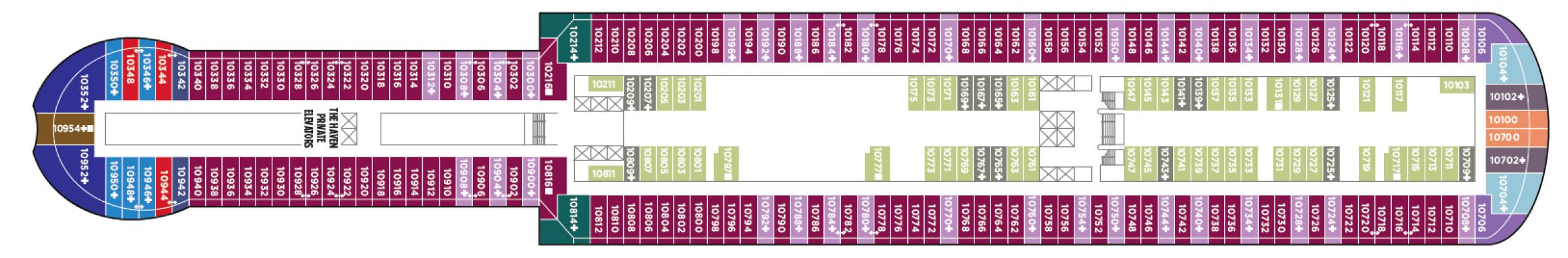 Cubierta 10 Norwegian Prima
