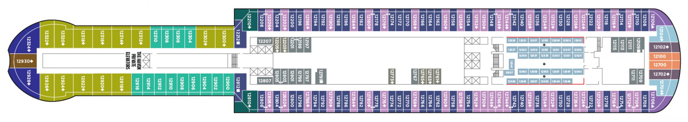 Cubierta 12 Norwegian Prima