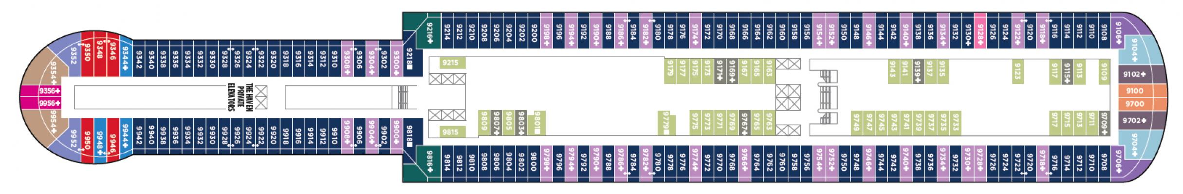 Cubierta 9 Norwegian Prima