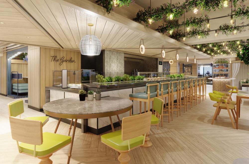 Restaurante The Garden Norwegian Prima