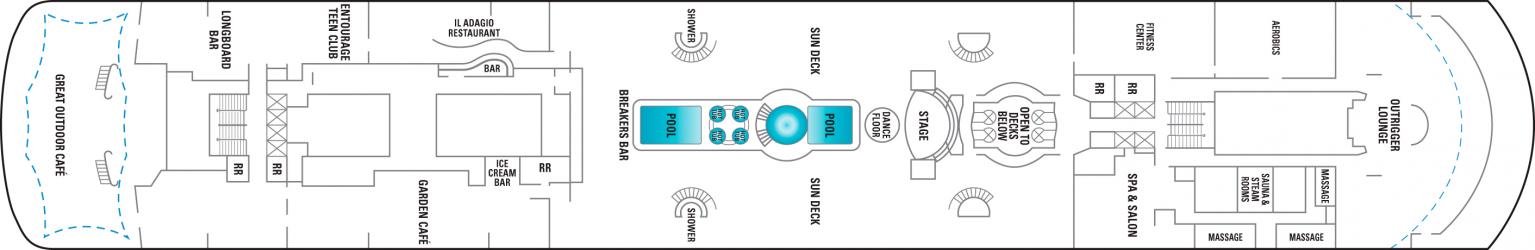 Cubierta 11 Norwegian Sky