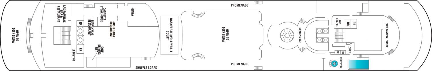 Cubierta 12 Norwegian Sun