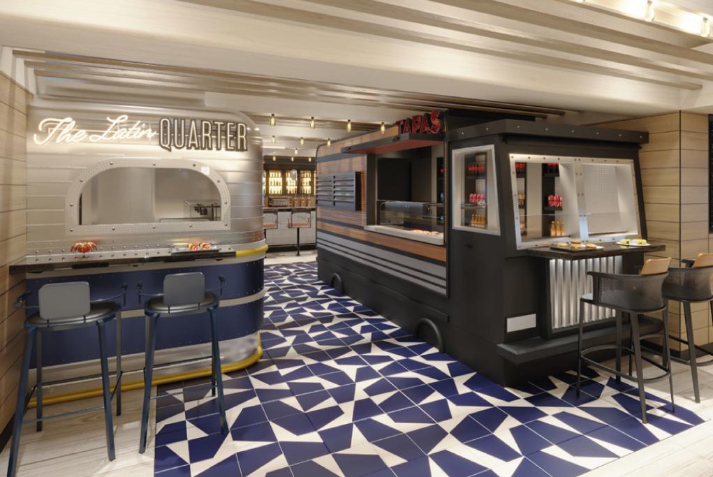 Camarote Indulge Food Hall - Norwegian Aqua