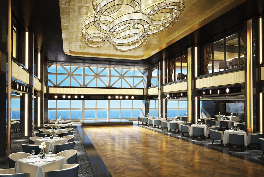 Camarote 3 restaurantes principales - Norwegian Bliss